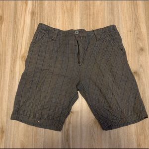 Ripcurl plaid shorts size 34